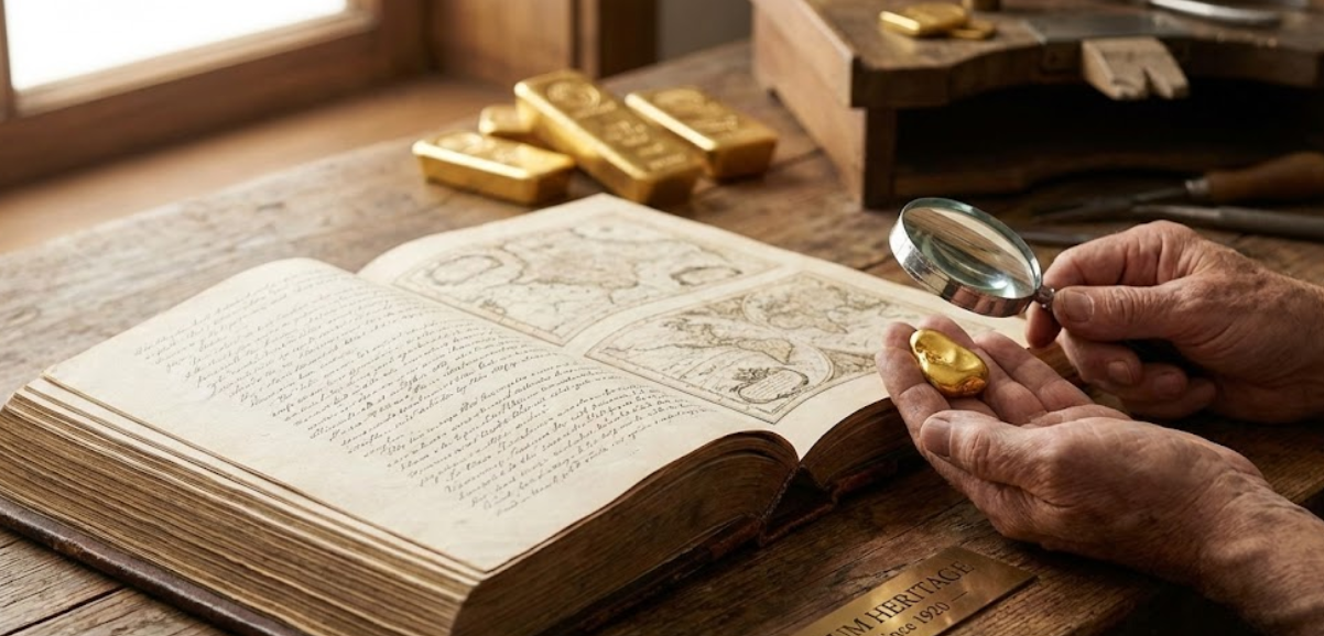 Gold bars and luxury investment