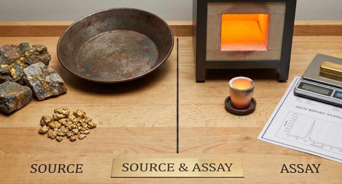 Source and assay